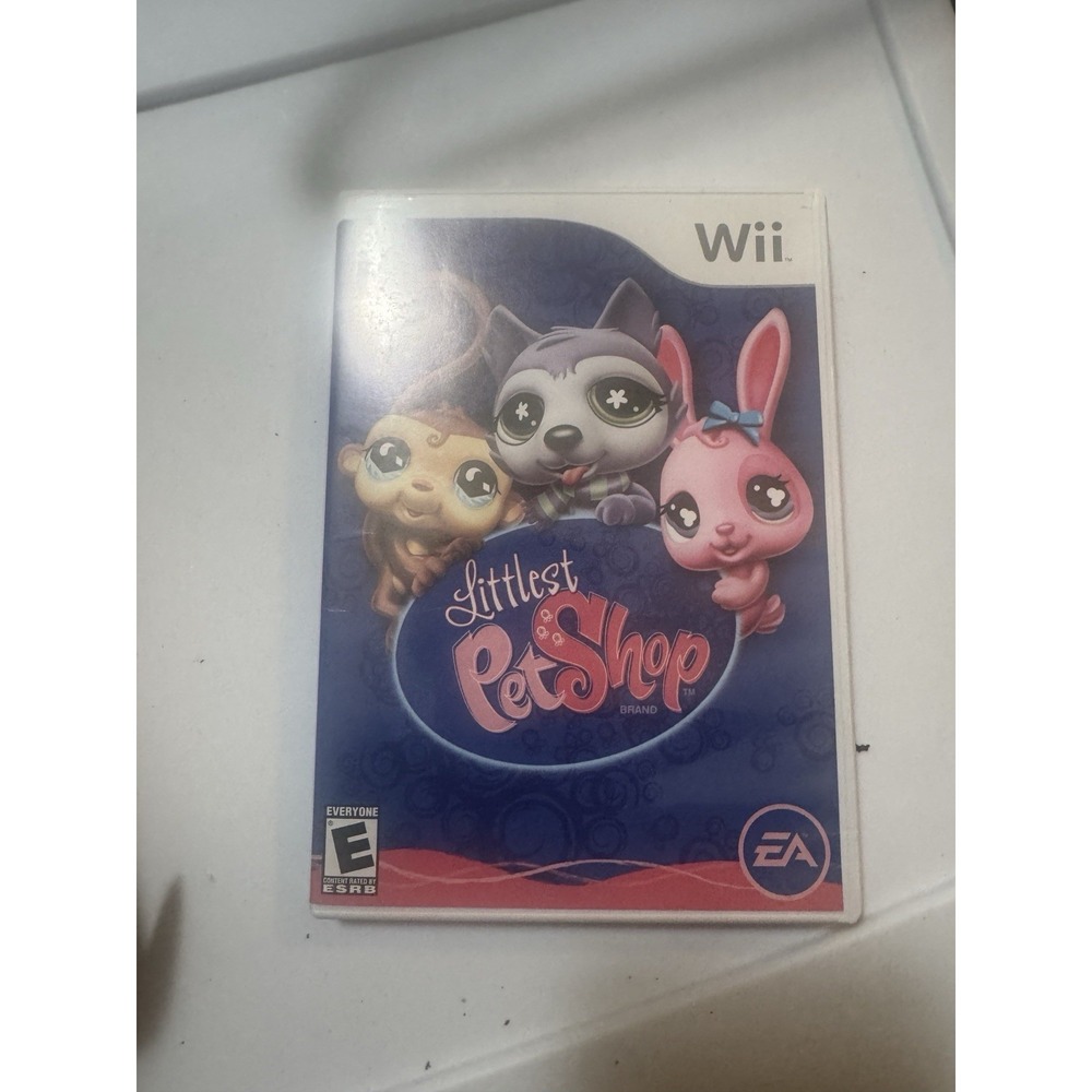 Littlest Petshop Nintendo Wii E-Rated Video Game EA CIB‎ W/ Manual Complete —